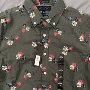 Men’s organic cotton untucked fit shirt